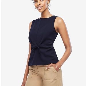 Ann Taylor Factory XS Tie Front Top